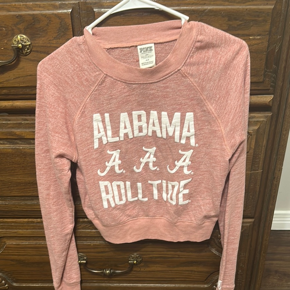 PINK Victoria's Secret Dusty Rose Sweatshirt. Alabama college sweatshirt. Size M